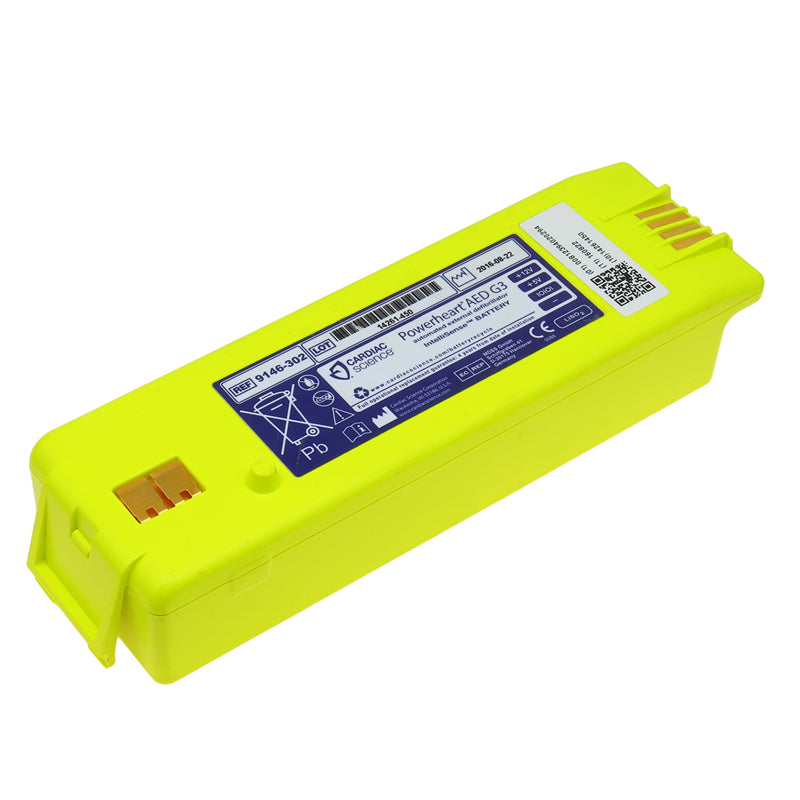 BATERÍA POWERHEART AED G3 RHINO 100% NUEVA PARA CIENCIA CARDIACA 9142, 9143, 9146, 9146-102, 9146-202, 9146-302, 9146-303, 9300E