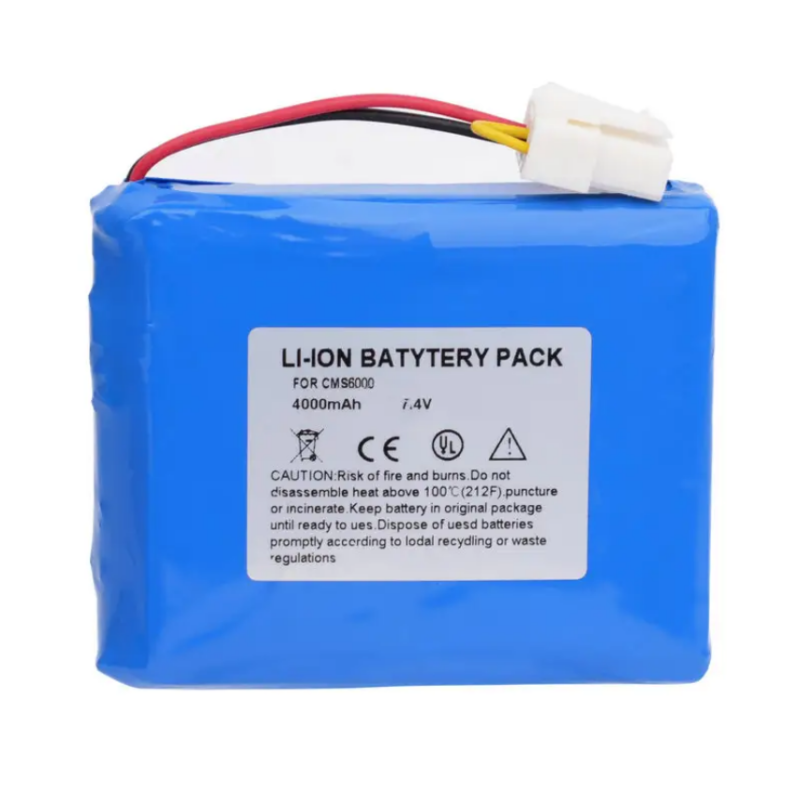 CMS6000 RHINO POWER 7.4V 3800mAh Li-polymer Rechargeable Battery for CONTEC 855183P CMS6000 HMS6500 Vital Signs Monitor