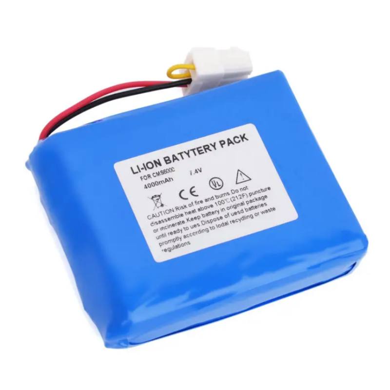 CMS6000 RHINO POWER 7.4V 3800mAh Li-polymer Rechargeable Battery for CONTEC 855183P CMS6000 HMS6500 Vital Signs Monitor