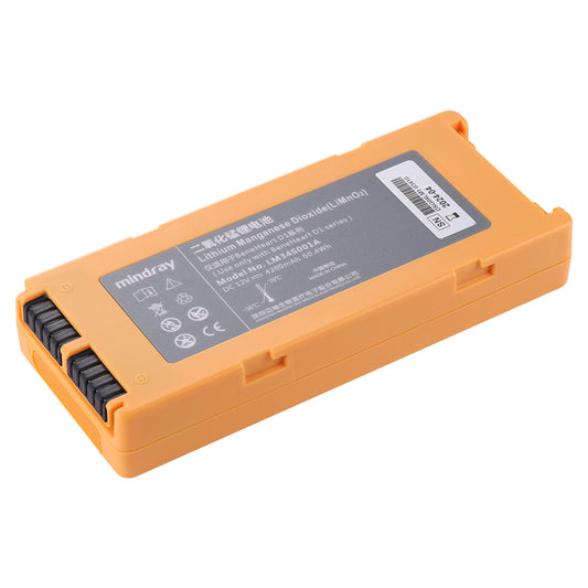 RHINO POWER HIGH QUALITY 12V 4200mAh LiMnO2 Battery For Mindray BeneHeart D1 LM34S001A Defibrillator