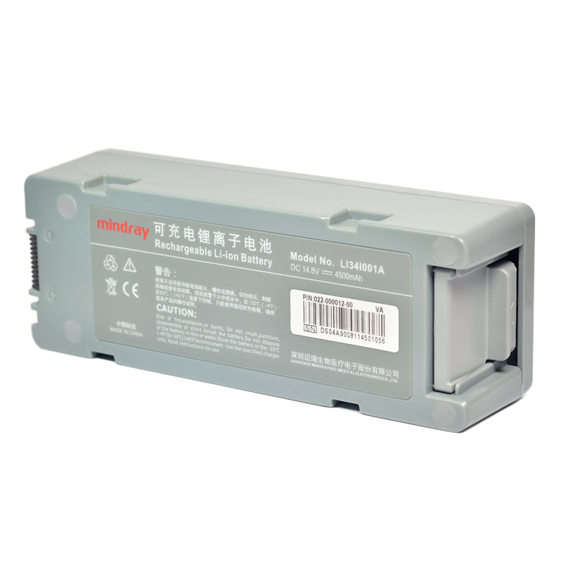 RHINO POWER 14.8V 6600mah LI-ION Battery Compatible Mindray D6 D5 Z5 Z6 , LI34I001A , 022-000012-00 , M05-010005-09