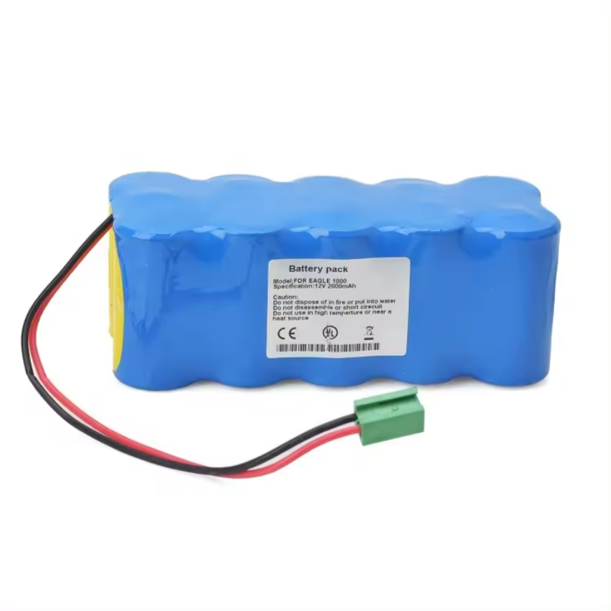 RHINO POWER REPLACEMENT BATTERY FOR GE EAGLE 1000 Dash 1000 303 444 09 OM11208 EAGLE1000 AMED3545 B11208 1006 1008 1009 501-305 for GE Eagle Monitor 100 12V 2000mAh NI-MH