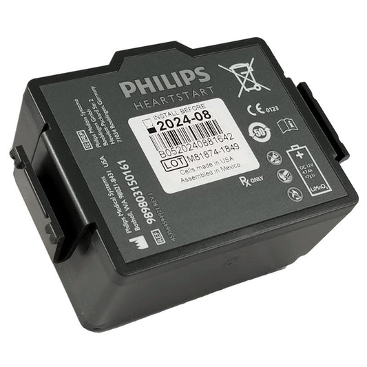 FR3 RHINO POWER Batterie mit hoher Kapazität für PHILIPS Heart-Start FR3 AED Defibrillator ersetzt 453564288031, 453564594921, 989803150161 