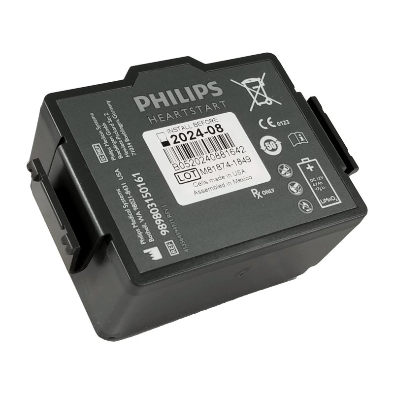 FR3 RHINO POWER HIGH CAPACITY Battery For PHILIPS HeartStart FR3 AED defibrillator replaces 453564288031, 453564594921, 989803150161
