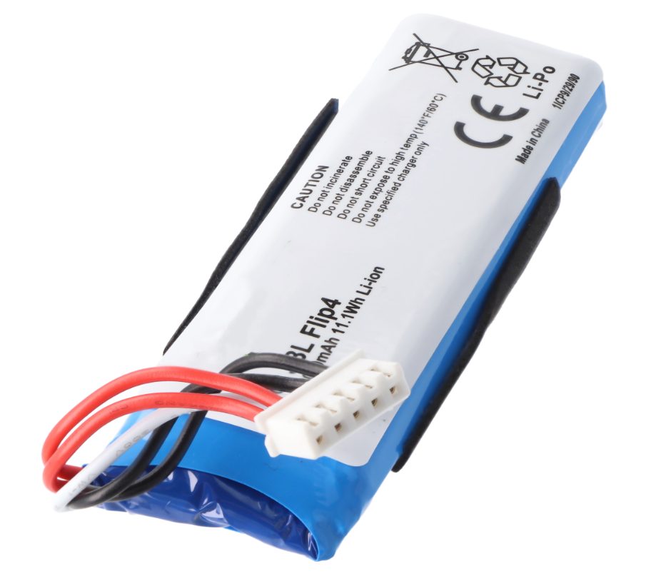 JBL FLIP4 RHINO POWER Replacement Battery for Flip 4 4 SPECIAL EDITION GSP87269301 Li-Polymer, 3.7 Volt 3000mAh 11.1Wh
