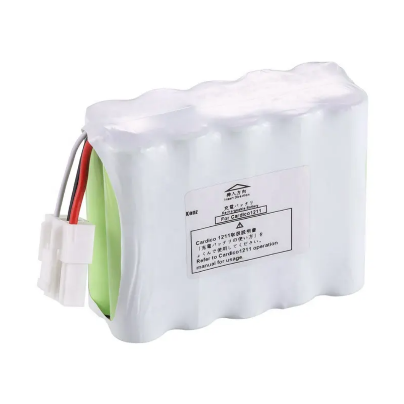 Kenz Cardico 1211 Battery RHINO POWER HIGH QUALITY HHR-38AF25G1 Battery for ECG Kenz Cardico 1211 1215 1210 12V 3800mAh NI-MH