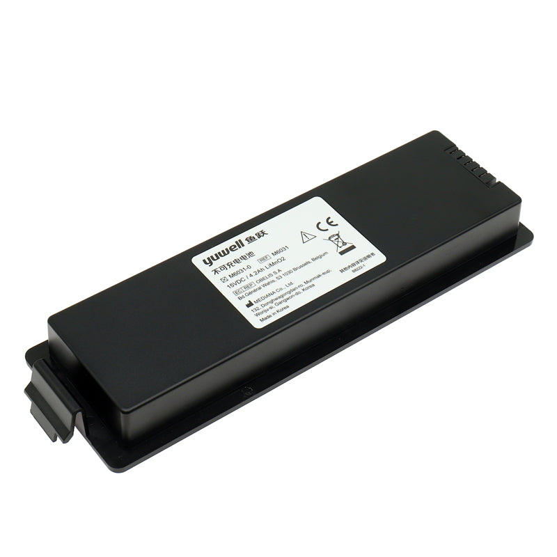 RHINO POWER Batería de repuesto de alta calidad para HeartOn Mediana A10 AED M6031-0 LiMnO2 batería no recargable 15V 4.2AH