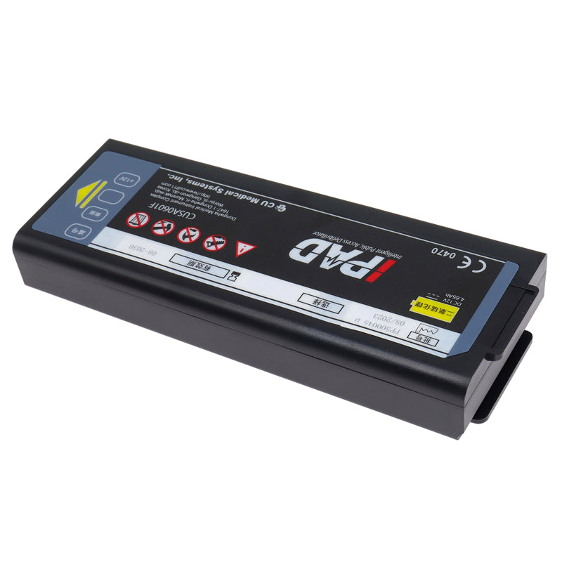 CUSA0601F NF1200 RHINO POWER HIGH CAPACITY Replacement Battery for CU Medical AED Defibrillator I-PAD IPAD type CUSA060F 110604-O