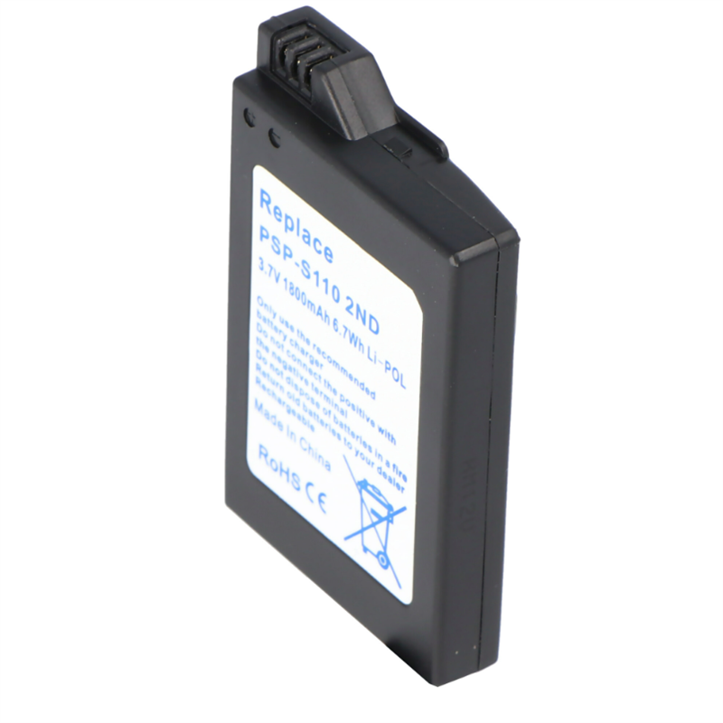 RHINO POWER HIGH QUALITY Replacement Battery suitable for the PSP-S110 battery, Sony PSP 2ND GENERATION Li-Polymer 3.7V 1800mAh