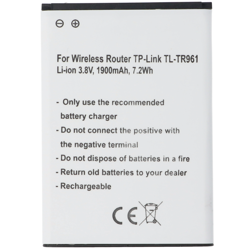 RHINO POWER Batería de Repuesto de ALTA CALIDAD adecuada para enrutador inalámbrico TP-Link TL-TR961 batería TBL-55A2550 