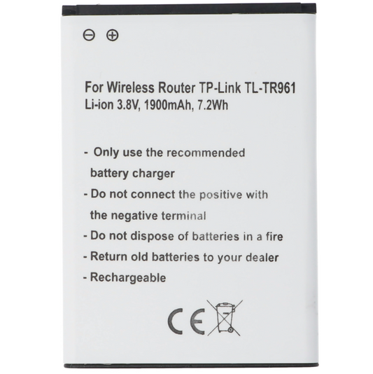 RHINO POWER HIGH QUALITY Replacement Battery suitable for wireless router TP-Link TL-TR961 battery TBL-55A2550