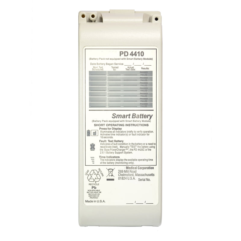 PD4410 RHINO POWER Defibrillator-Batterie für ZOLL M SeriesPD4410 Z5603 PD1400 PD1600 PD1700 PD2000 10V 2500mAh Batterie