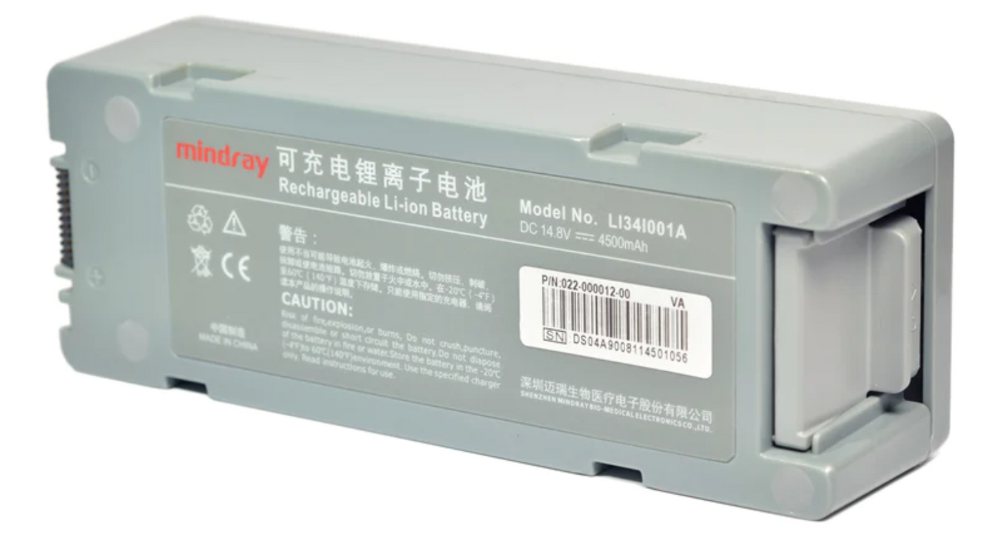 RHINO POWER 14,8 V 6600 mah batería de iones de litio Compatible Mindray D6 D5 Z5 Z6, LI34I001A, 022-000012-00, M05-010005-09