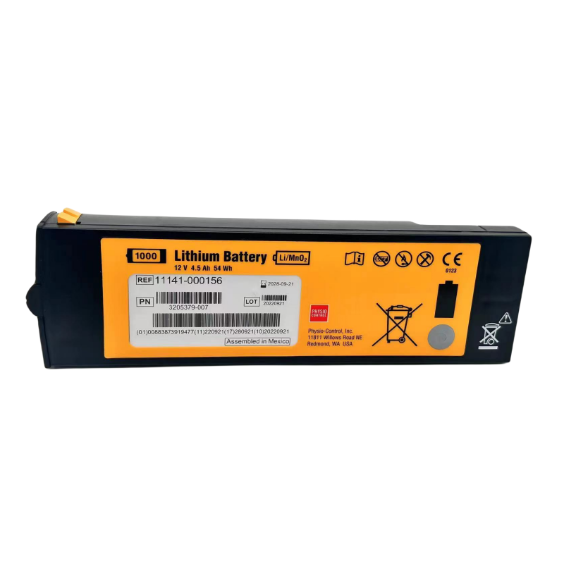 RHINO POWER Batería de ALTA CALIDAD para Physio-Control LIFEPAK 1000 Kit de batería de Litio de Repuesto AED 12V 4500MAH 54Wh Li-MnO2 